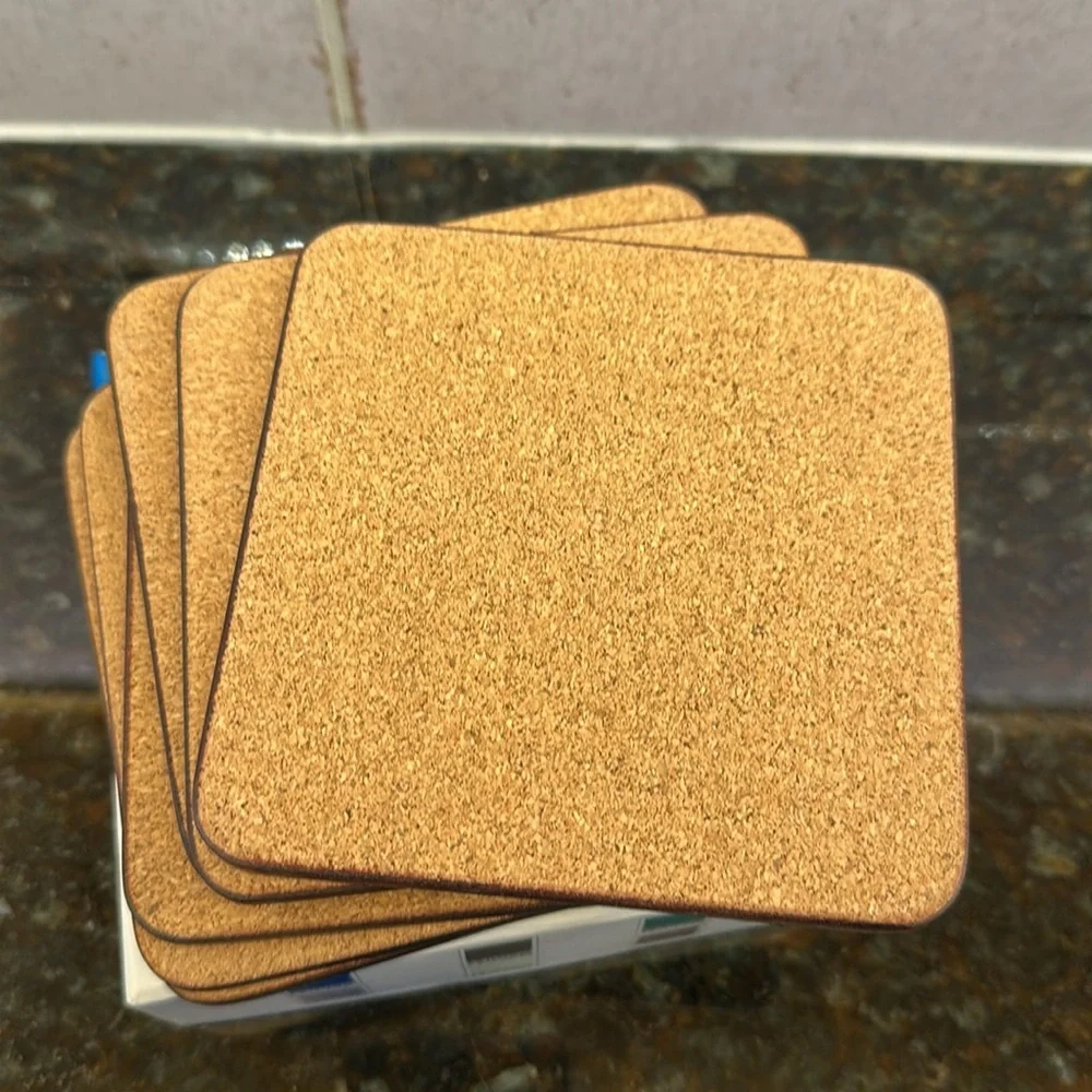 NWT Pantone Color Cork Coaster Set - Picture 3 of 5